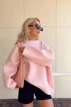 Marianne™- Pull rose oversize