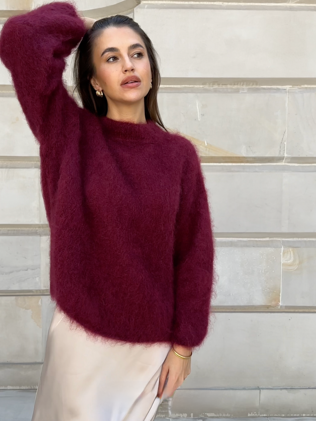 Julienne™ - Pull Col Rond en Mohair