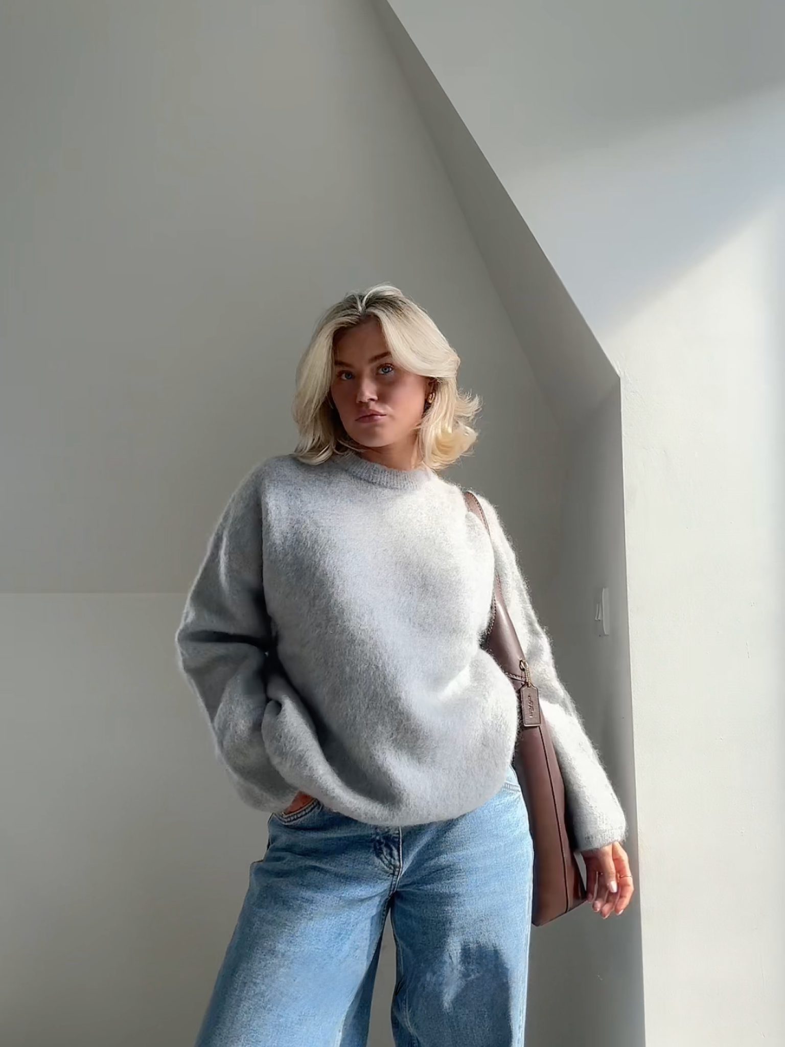 Julienne™ - Pull Col Rond en Mohair