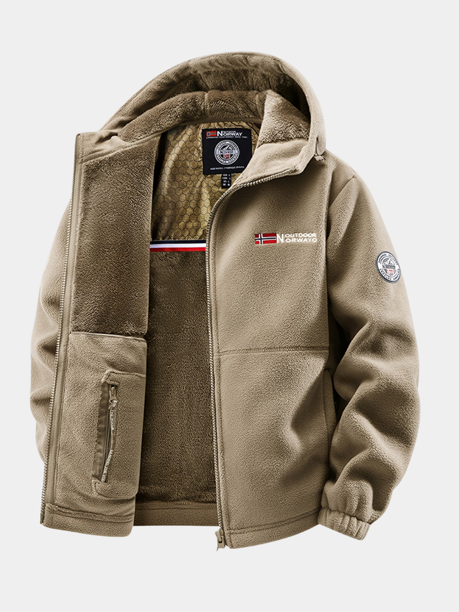 Danoir™ | Veste Polaire Thermique Homme – Chaude & Confortable