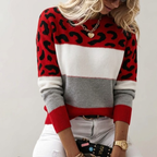 Ophélie | Pull Léopard Élégance