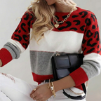 Ophélie | Pull Léopard Élégance