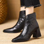 Amélie | Bottines de Luxe à Talon Moyen