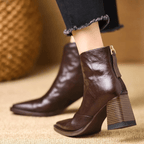 Amélie | Bottines de Luxe à Talon Moyen